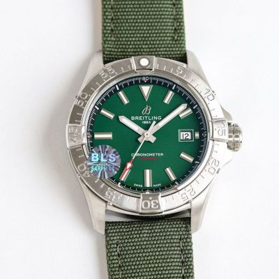 BLS Factory Breitling PREMIER B01 CHRONOGRAPH Green Dial Watch 42mm